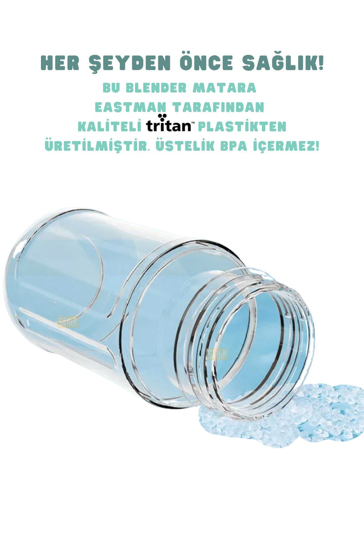 1000ml Type-C Şarjlı Taşınabilir Blender - Şehir Online Mağazacılık