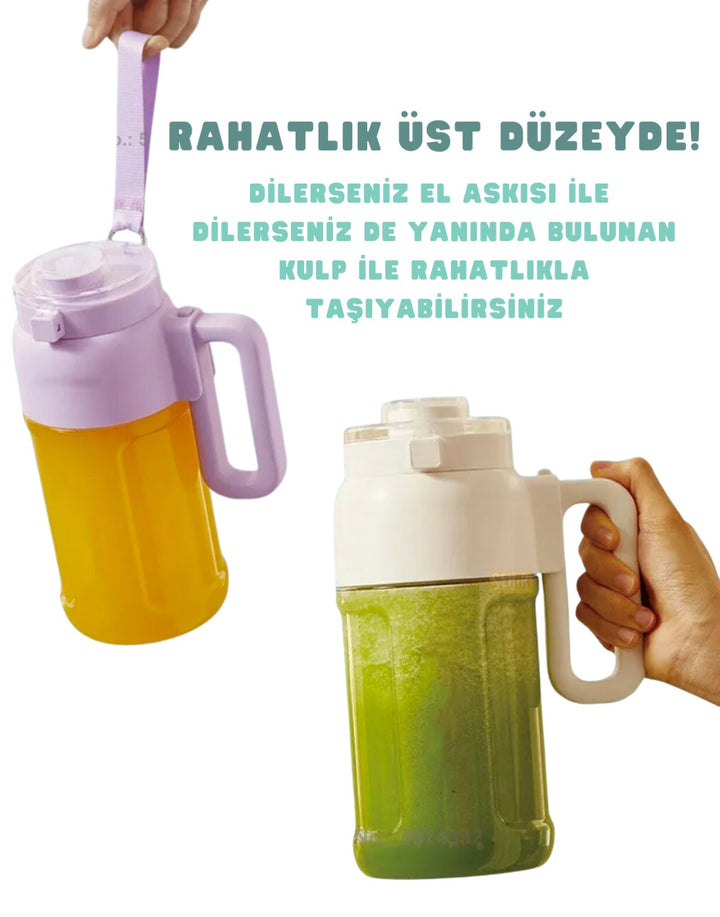 1000ml Type-C Şarjlı Taşınabilir Blender - Şehir Online Mağazacılık