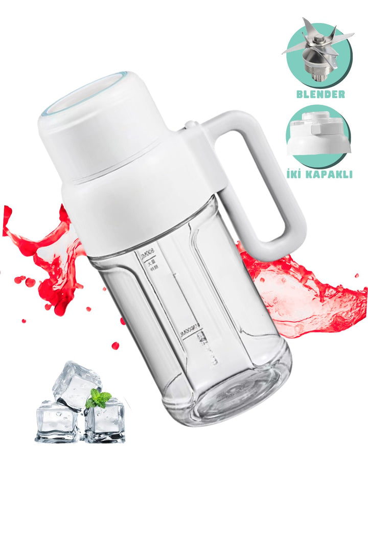 1000ml Type-C Şarjlı Taşınabilir Blender - Şehir Online Mağazacılık