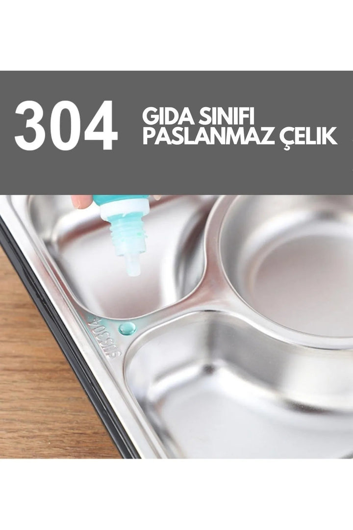 1600ml Lunchbox Tek Katlı 5 Bölmeli Yemek Kutusu - Şehir Online Mağazacılık