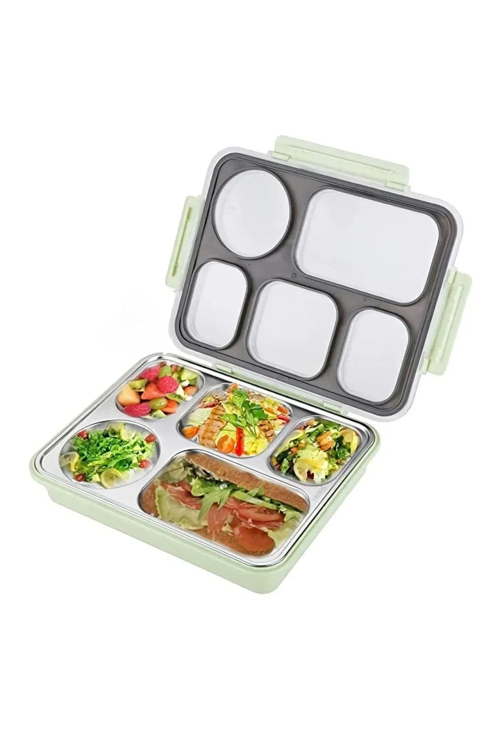1600ml Lunchbox Tek Katlı 5 Bölmeli Yemek Kutusu - Şehir Online Mağazacılık