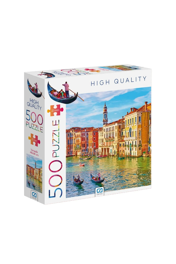 CA Games Venedik Manzarası 500 Parça 2,2mm Kalınlık 33x48cm Profesyonel Hobi Puzzle Yapboz Serisi