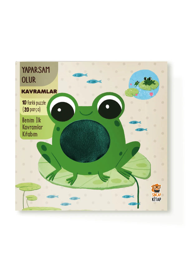 Sincap Kitap Yaparsam Olur/Kavramlar Eğitici Aktivite Kitabı/10 Farklı Puzzle 20 Parça+Kitap 0-6 Yaş