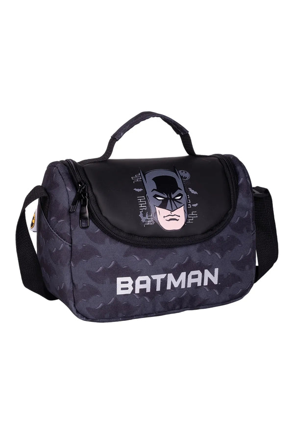 WİGGLE Batman Çocuk Okul Beslenme Çantası Siyah