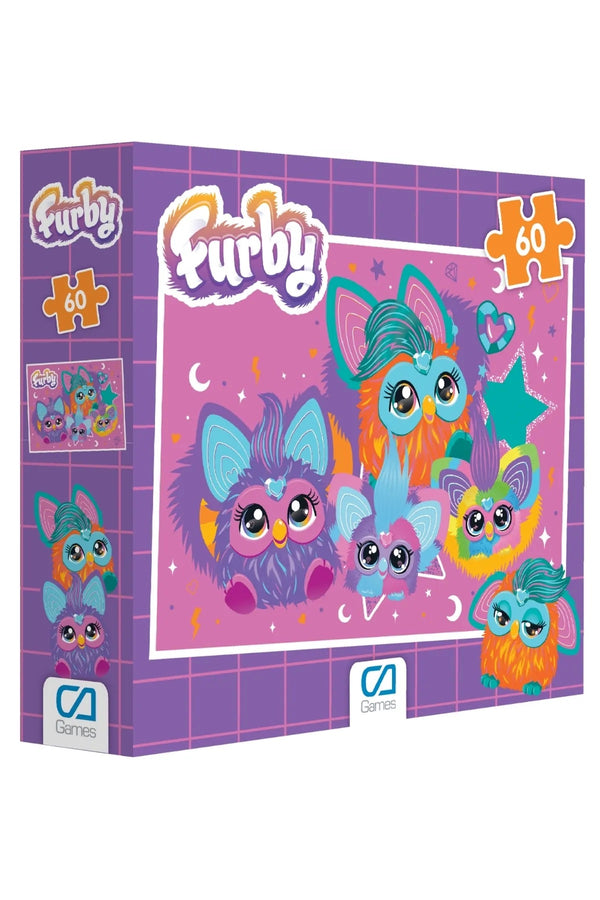 CA Games Furby Lisanslı 60 Parça 34x24cm Çocuk Puzzle Yapboz Serisi