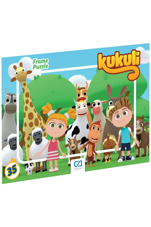 CA Games Lisanslı 35 Parça Çerçeveli 34x24cm Çocuk Puzzle Yapboz