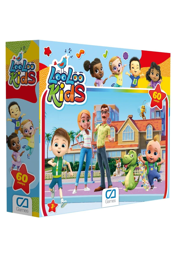 CA Games LooLoo Kids Lisanslı 60 Parça 34x24cm Çocuk Puzzle Yapboz Serisi