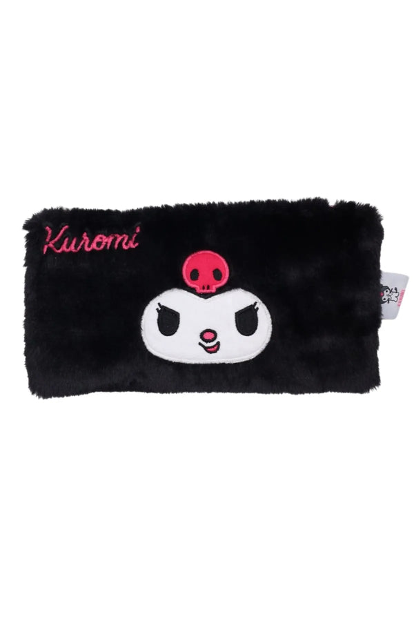 WİGGLE Wiggle Kuromi Yumuşak Peluş Tüylü Tek Bölmeli Fermuarlı El Askılı Çocuk Kalem Kutusu