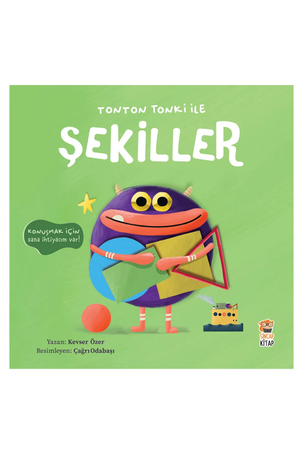 Sincap Kitap Tonton Toki ile Şekiller Eğitici Aktivite Kitabı/0-3 Yaş Renkleri Öğrenmenin Eğlenceli Yolu