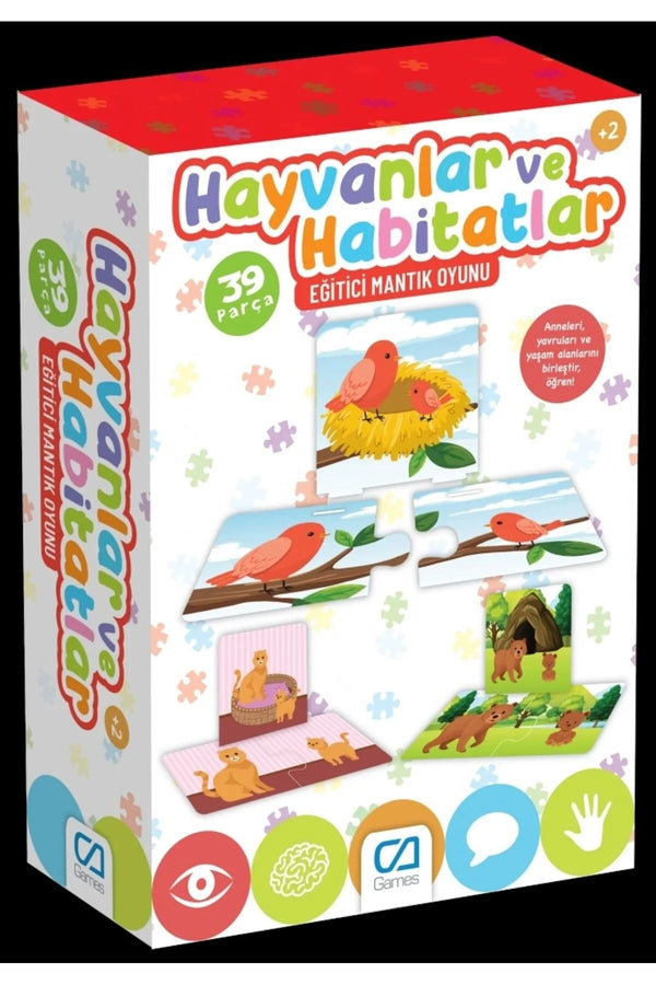 CA Games Hayvanlar Ve Habitatlar 39 Parça