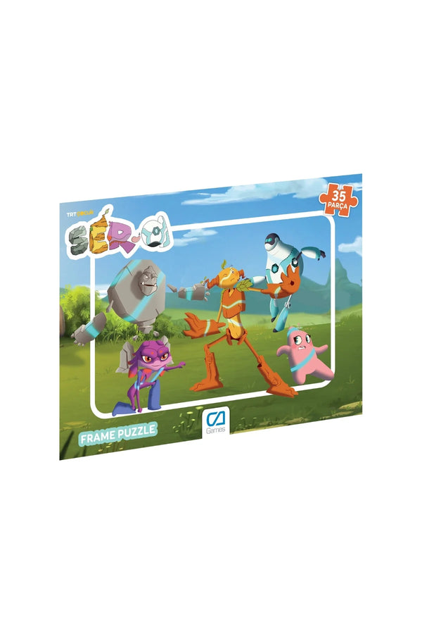 CA Games Ser-A Lisanslı 35 Parça Çerçeveli 34x24cm Çocuk Puzzle Yapboz Serisi