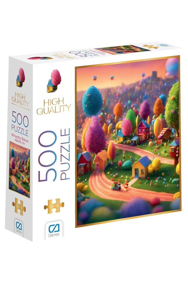 CA Games Minyatür Bahçe 500 Parça 2,2mm Kalınlık 33x48cm Profesyonel Hobi Puzzle Yapboz Serisi