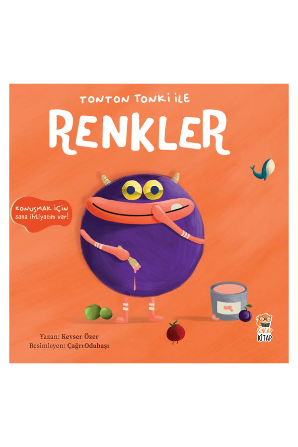 Sincap Kitap Tonton Toki ile Renkler Eğitici Aktivite Kitabı/0-3 Yaş Renkleri Öğrenmenin Eğlenceli Yolu