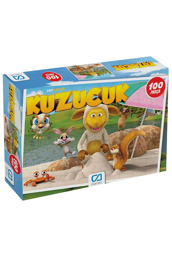 CA Games Kuzucuk Lisanslı 100 Parça 34x24cm Çocuk Puzzle Yapboz Serisi