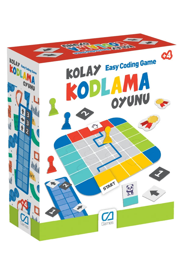 CA Games Kolay Kodlama Oyunu 4+ Yaş Çocuklar için Eğitici ve Eğlenceli Programlama Oyunu