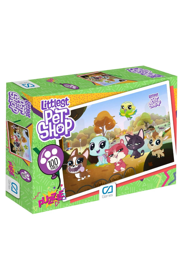 CA Games Littlest Pet Shop Lisanslı 100 Parça 34x24cm Çocuk Puzzle Yapboz Serisi
