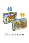 CA Games (2'Lİ SET) Kuzucuk Lisanslı 200 - 100 Parça Çocuk Puzzle Yapboz Serisi