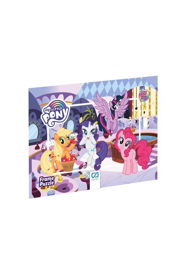 CA GAMES My Little Pony Lisanslı 35 Parça Çerçeveli 34x24cm Çocuk Puzzle Yapboz Serisi