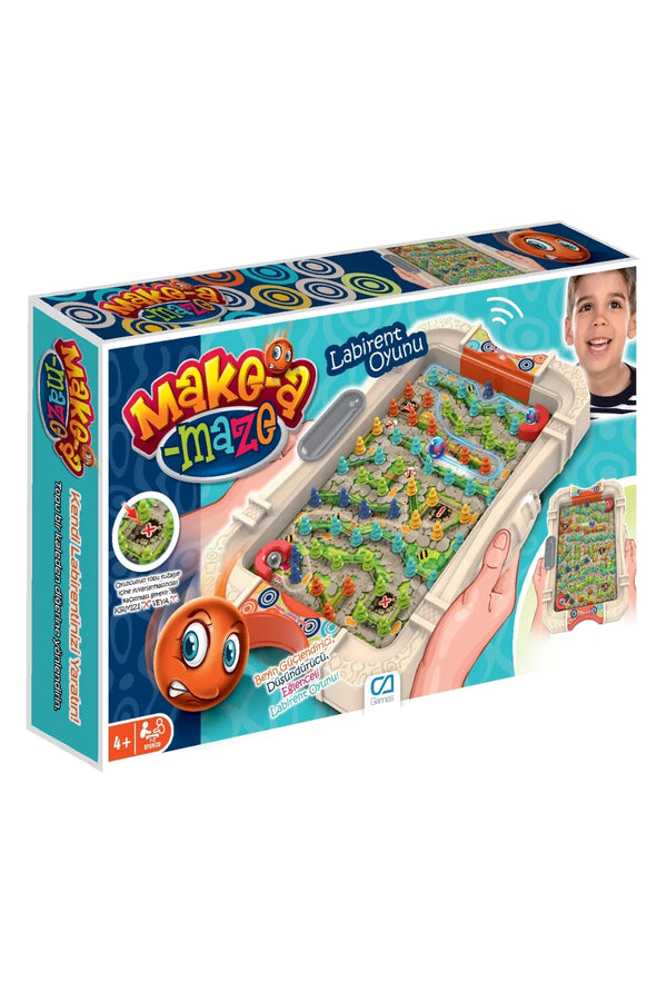 CA Games Make-a-Maze 4+ Yaş Çocuklar için Çok Oyunculu Süper Eğlenceli Eğitici Labirent Kutu Oyunu