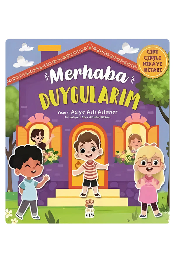 Sincap Kitap Merhaba Duygularım Cırt Cırtlı Hikaye ve Aktivite Kitabı 0-6 Yaş
