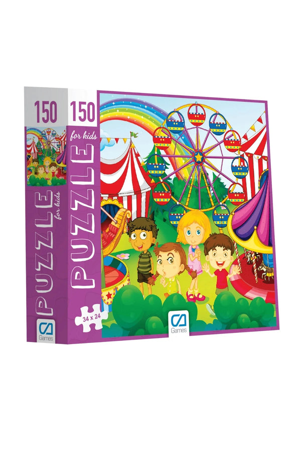 CA Games Lunapark 150 Parça 34x24cm Çocuk Puzzle Yapboz Serisi
