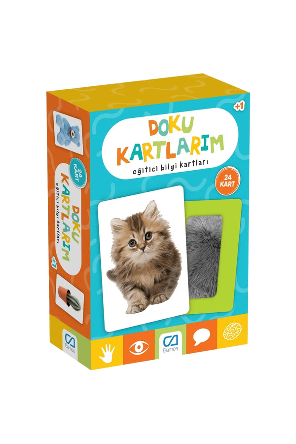 CA Games Doku Kartlarım 1+ Yaş Çocuklar için 24 Kartlı Eğitici ve Eğlenceli Bilgi Kartları Serisi