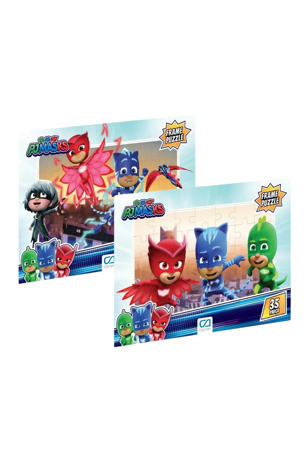 CA Games PJMASKS Lisanslı 35 Parça Çerçeveli 34x24cm Çocuk Puzzle Yapboz Serisi