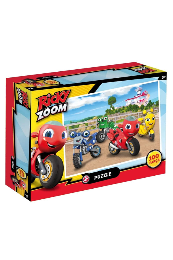 CA Games Ricky Zoom Lisanslı 100 Parça 34x24cm Çocuk Puzzle Yapboz Serisi