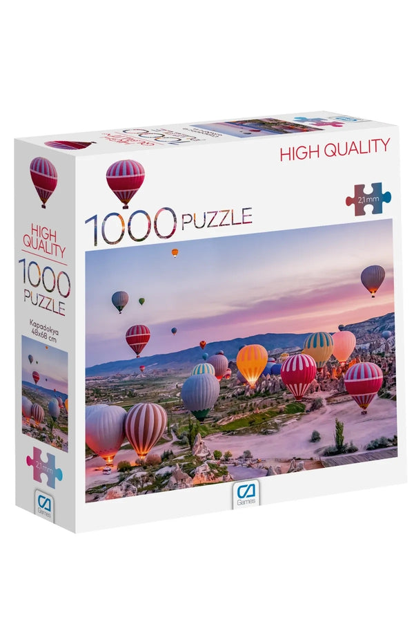 CA Games Kapadokya 1000 Parça 2,2mm Kalınlık 48x68cm Profesyonel Hobi Puzzle Yapboz Serisi
