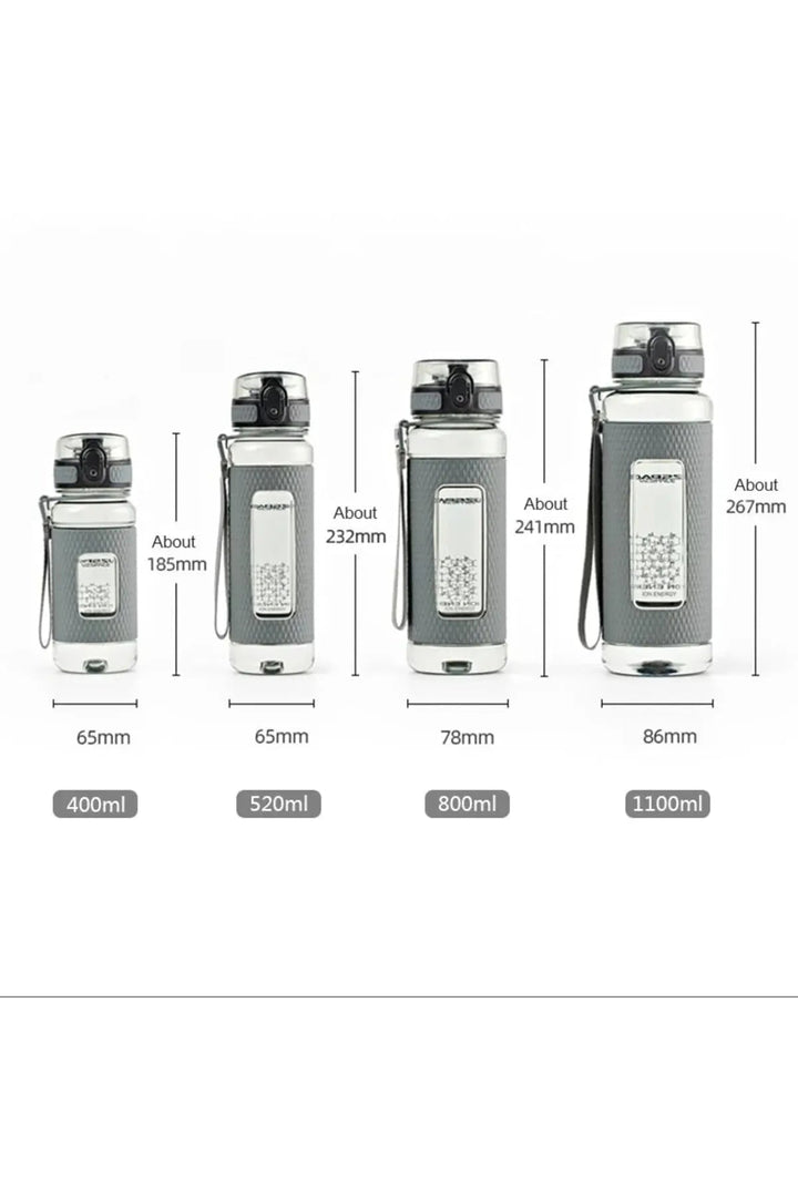 400ml Silikon Korumalı Kaydırmaz Gövde Su Matarası - Şehir Online Mağazacılık