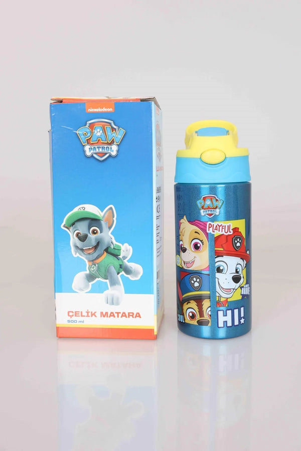 500 ML LİSANSLI PAW PATROL ÇELİK MATARA - Şehir Online Mağazacılık