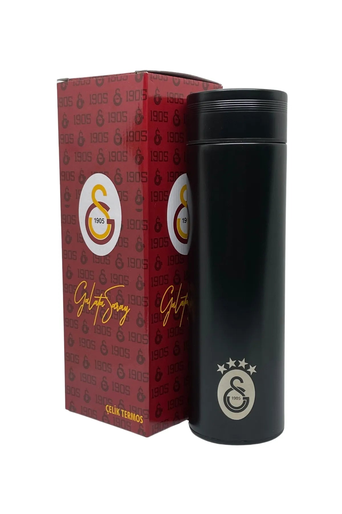 500ml Lisanslı Çift Katlı Paslanmaz Çelik Galatasaraylı Termos - Şehir Online Mağazacılık