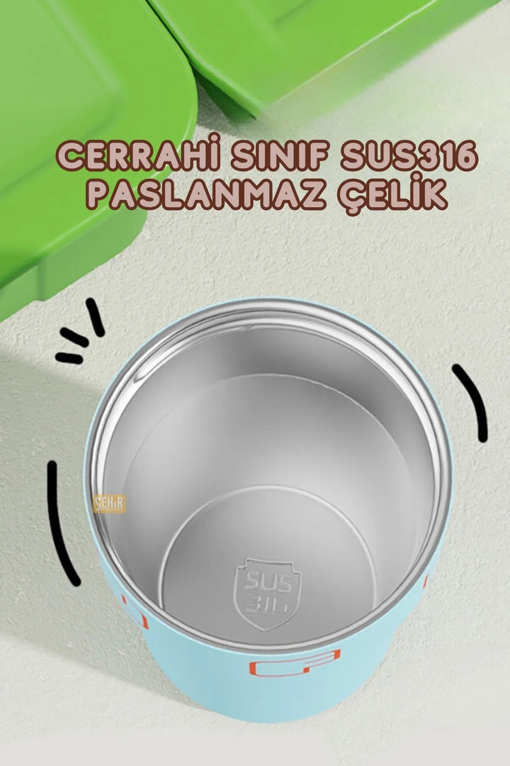 550ml LED Sıcaklık Göstergeli Paslanmaz Çelik Akıllı Termos Mug - Şehir Online Mağazacılık