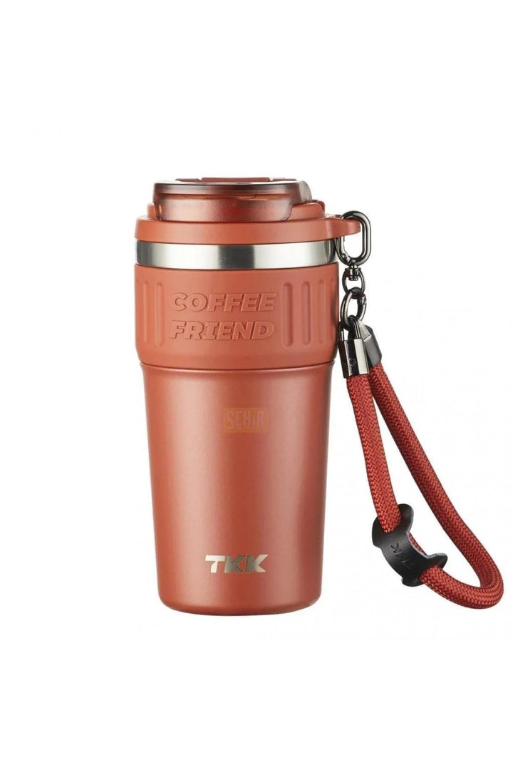 630ml Paslanmaz Çelik Termos Kahve Mug - Şehir Online Mağazacılık