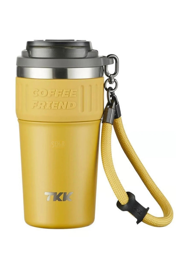 630ml Paslanmaz Çelik Termos Kahve Mug - Şehir Online Mağazacılık
