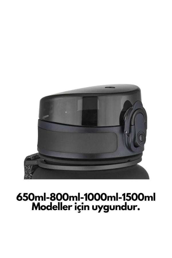 650ml-800ml-1000ml-1500ml için Siyah Yedek Kapak - Şehir Online Mağazacılık