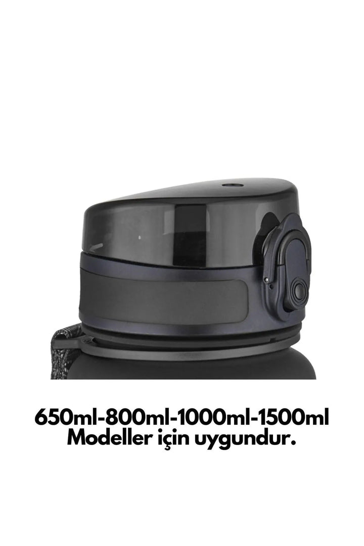 650ml-800ml-1000ml-1500ml için Siyah Yedek Kapak - Şehir Online Mağazacılık