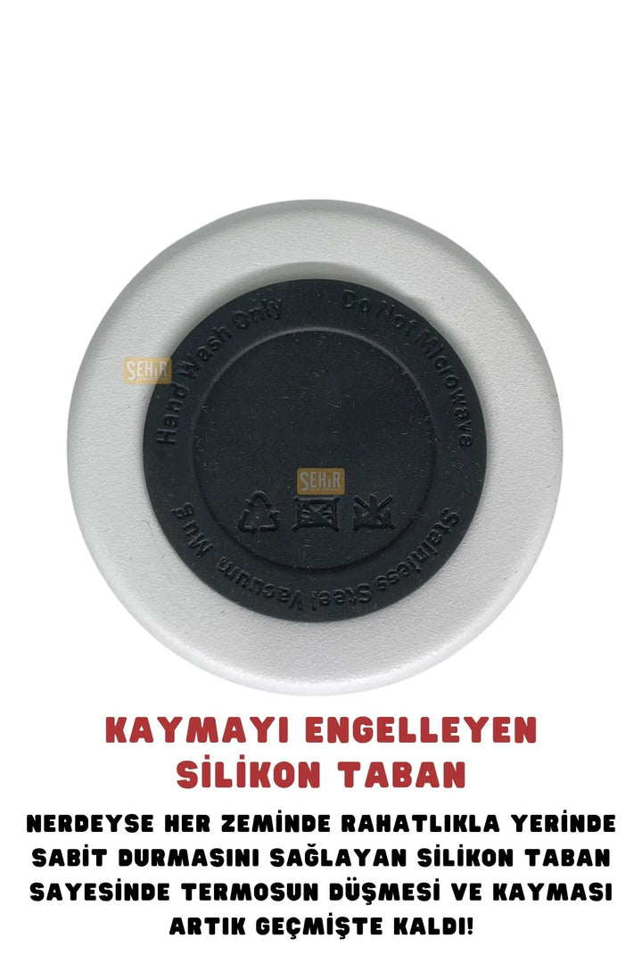 650ml Lisanslı Çift Katlı Paslanmaz Çelik Beşiktaşlı Termos - Şehir Online Mağazacılık