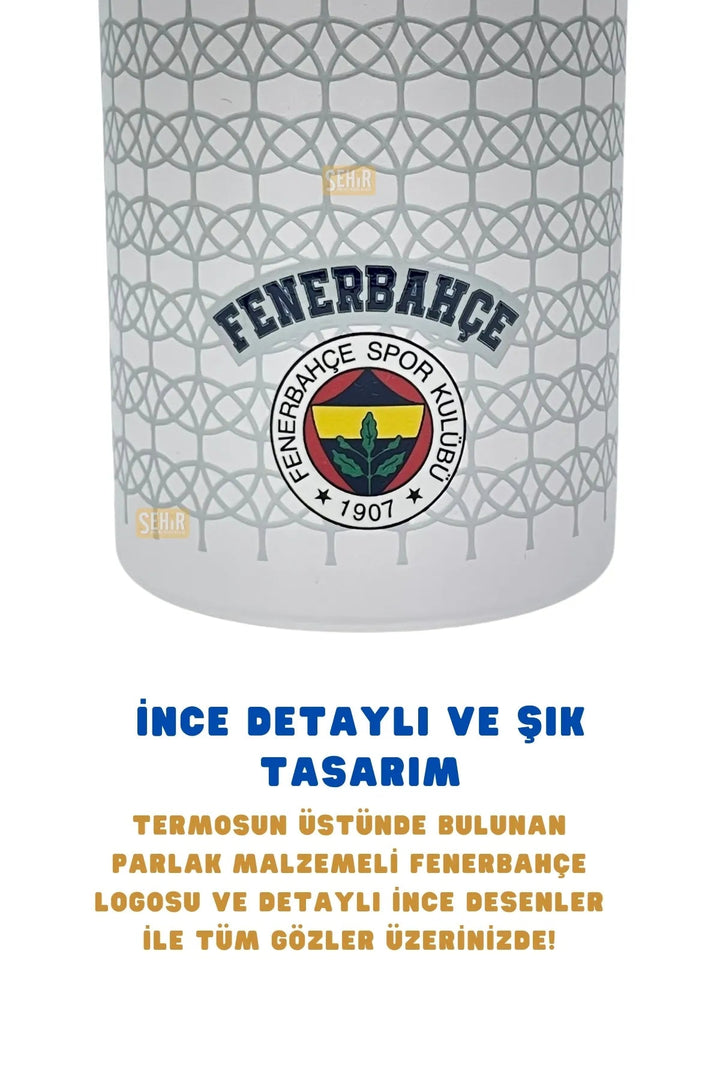 650ml Lisanslı Çift Katlı Paslanmaz Çelik Fenerbahçeli Termos - Şehir Online Mağazacılık