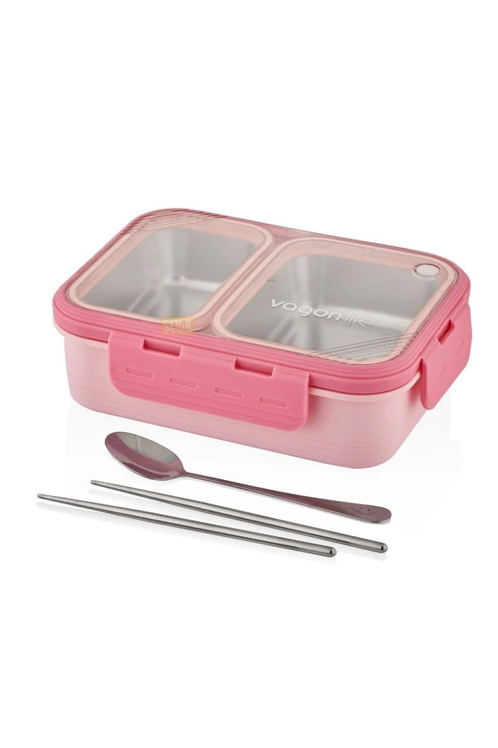 700ml Lunchbox Tek Katlı 2 Bölmeli Yemek Kutusu - Şehir Online Mağazacılık