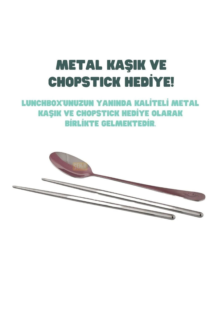 700ml Lunchbox Tek Katlı 2 Bölmeli Yemek Kutusu - Şehir Online Mağazacılık