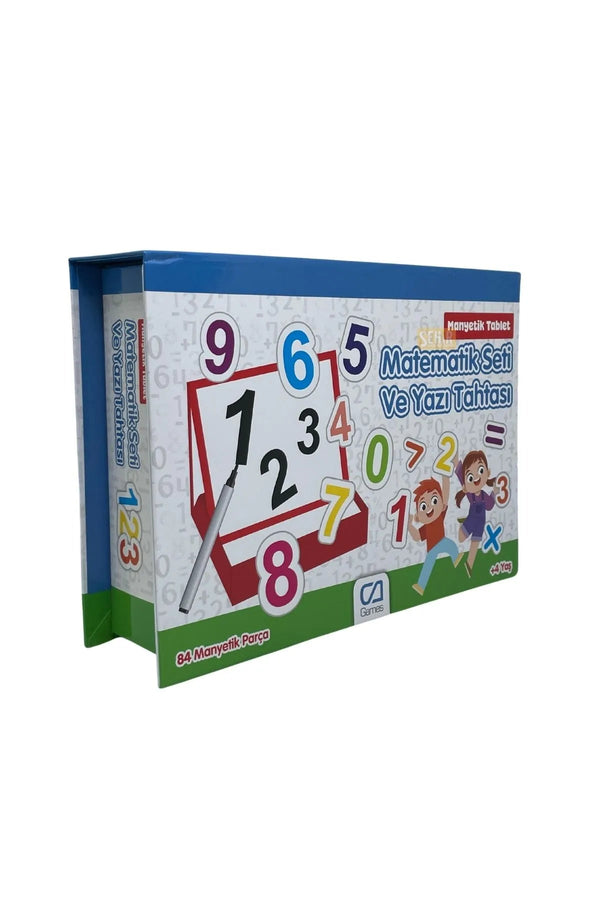84 Parça Manyetik Tablet Matematik Seti ve Yazı Tahtası Eğitici ve Öğretici Aktivite Oyunu - Şehir Online Mağazacılık