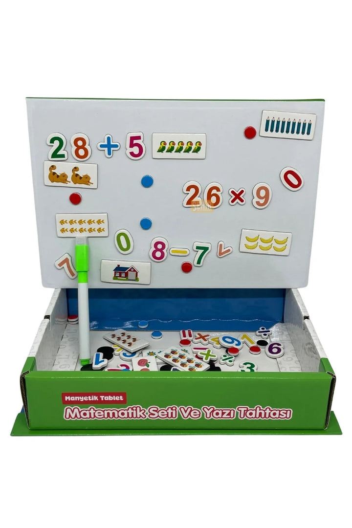 84 Parça Manyetik Tablet Matematik Seti ve Yazı Tahtası Eğitici ve Öğretici Aktivite Oyunu - Şehir Online Mağazacılık