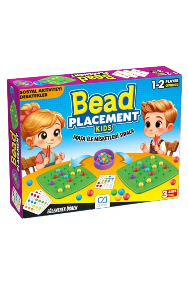 Bead Placement Kids Eğitici ve Eğlenceli Aile Misket Oyunu - Şehir Online Mağazacılık