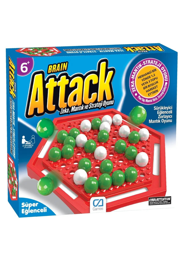 Brain Attack 2 Oyunculu Eğitici Zeka Strateji Aile Oyunu - Şehir Online Mağazacılık