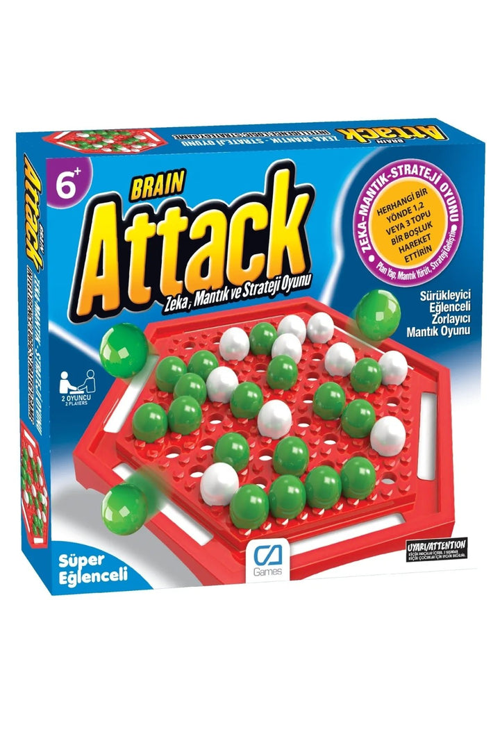 Brain Attack 2 Oyunculu Eğitici Zeka Strateji Aile Oyunu - Şehir Online Mağazacılık
