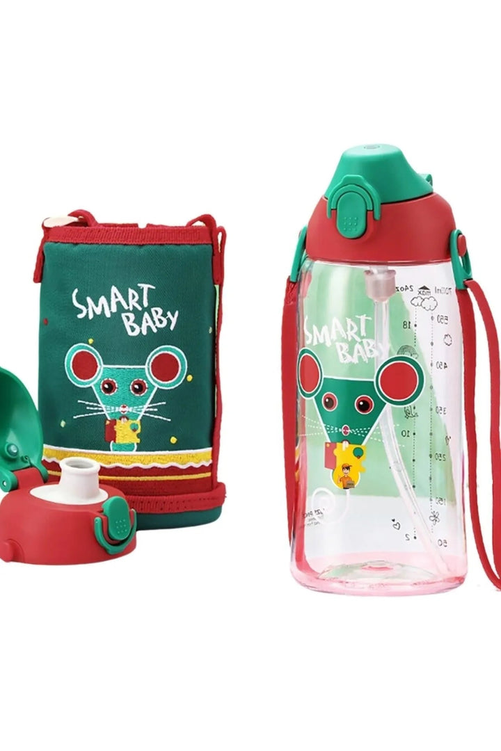 Büyük Boy 700ml Kılıflı Çocuk Matarası - Şehir Online Mağazacılık