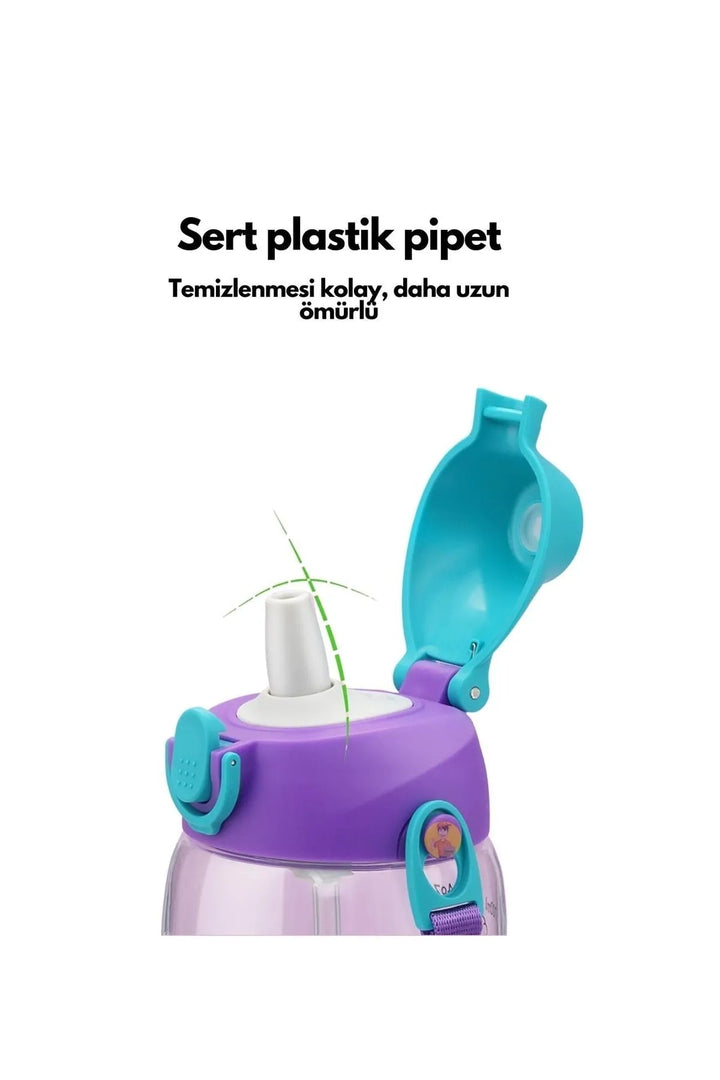 Büyük Boy 700ml Kılıflı Çocuk Matarası - Şehir Online Mağazacılık