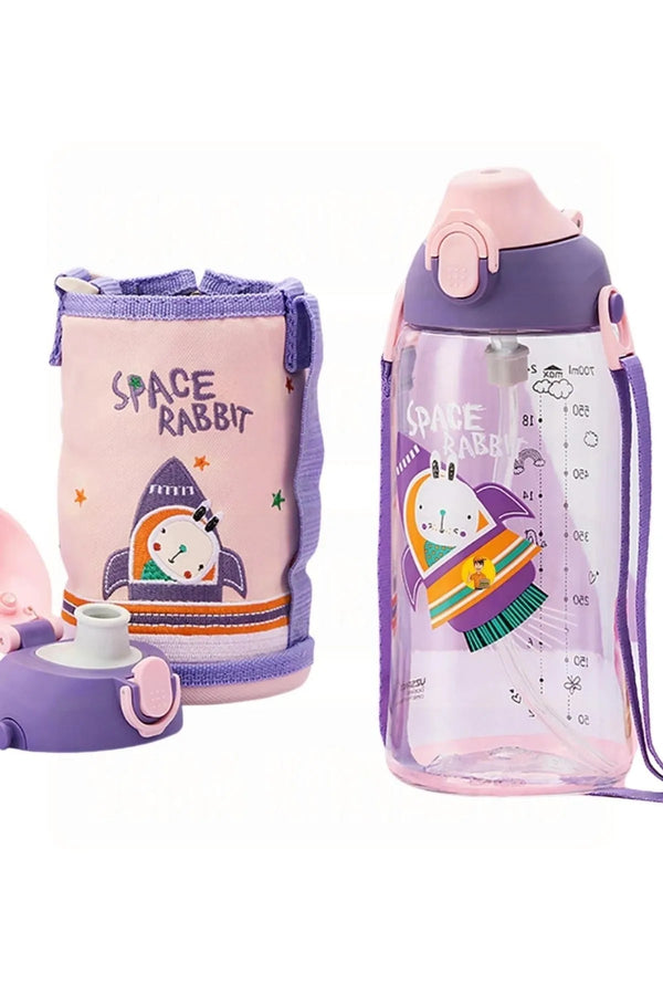 Büyük Boy 700ml Kılıflı Çocuk Matarası - Şehir Online Mağazacılık