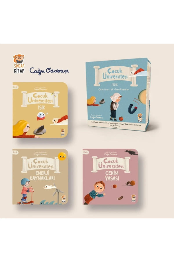 Çocuk Üniversitesi Fizik Seti (3 Kitap) - Şehir Online Mağazacılık